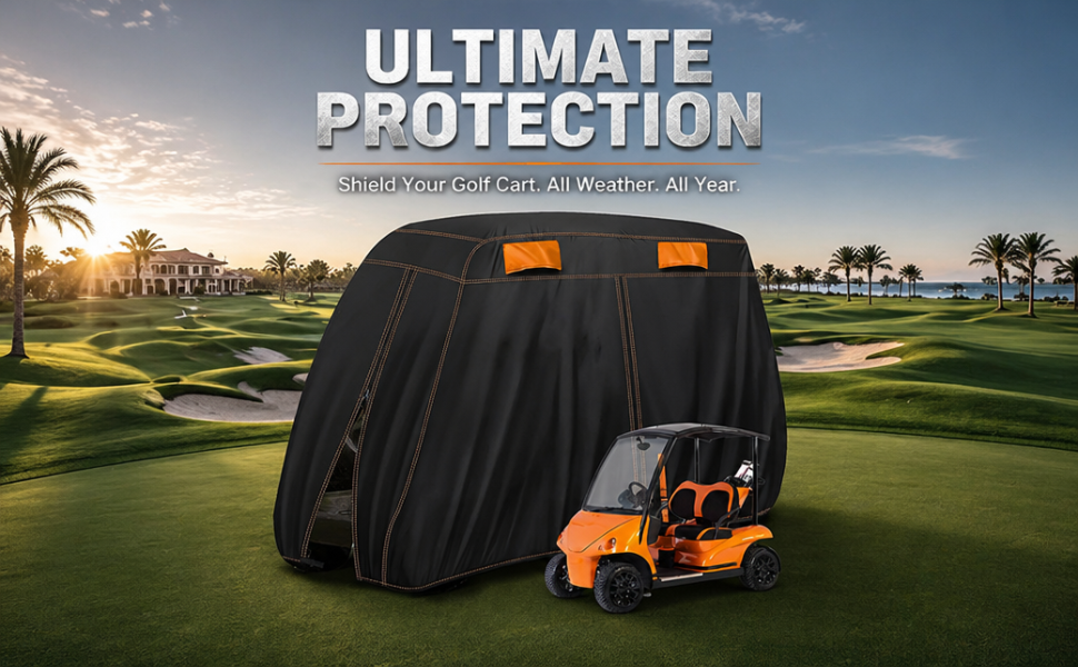 Amazon.com: FDHTHJFYJ Heavy-Duty Golf Cart Cover for Epic E40FX 4